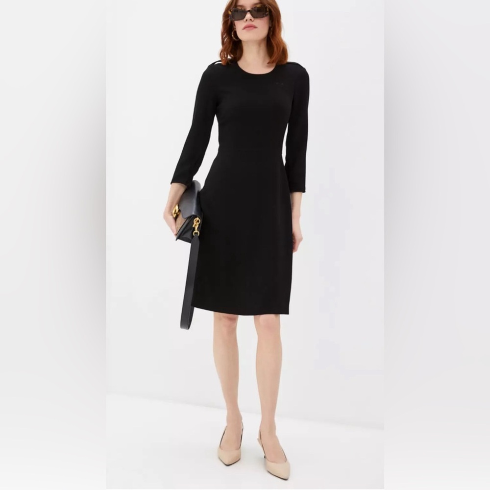 Burberry Black Uniform Sheath Dress NWT - Picture 2 of 16